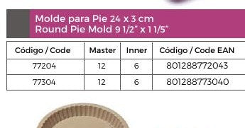 Molde Cuadrado 21.5 x 5.3 cm
