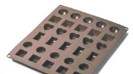 Molde para Chocolates 30 Und. 23.5 x 27.2 x 1.5 cm
