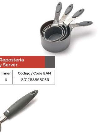 Tazas Medidoras Set 4 Und. Inox.