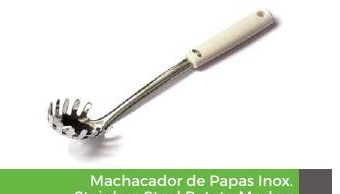 Cuchara de Espaguetti Acero Inox.