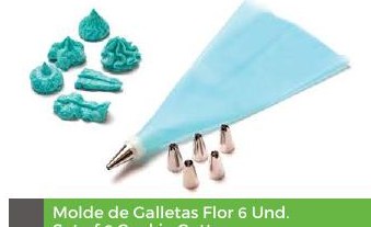 Manga para Decorar con 6 Boquillas