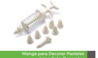 Jeringa para decorar Pasteles