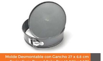 Molde Desmontable con Gancho 23 x 6.8 cm