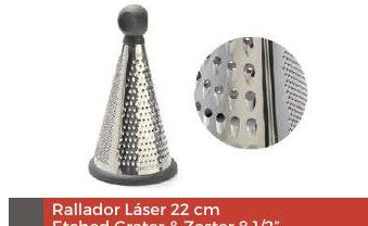 Rallador Cónico Inox.