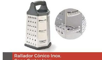 Rallador Hexagonal Inox.